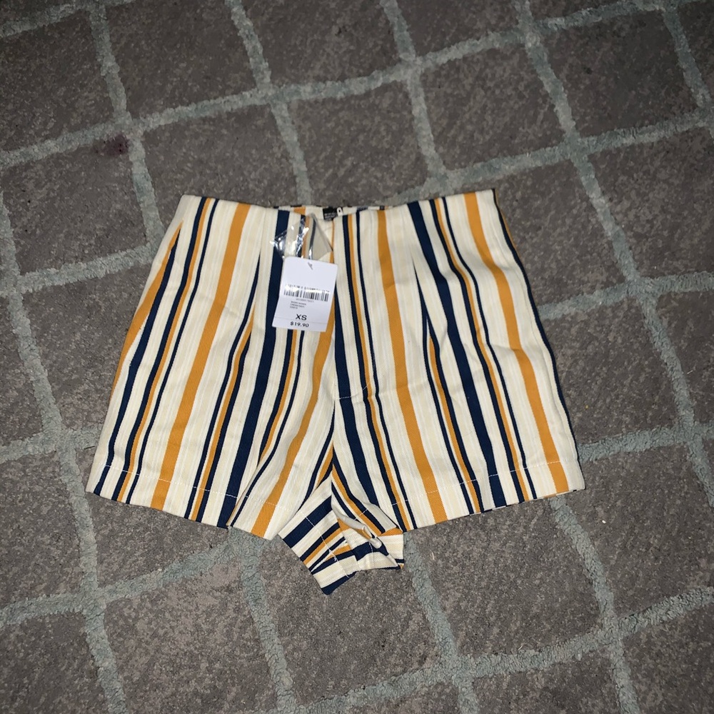 Striped shorts never worn new with tags